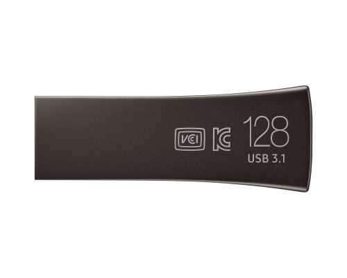 USB памет Samsung BAR Plus, 128GB, USB-A, Titanium Gray 1