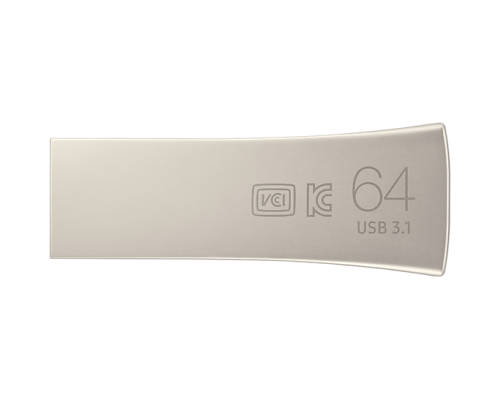 USB памет Samsung BAR Plus, 64GB, USB-A, Сребриста 1