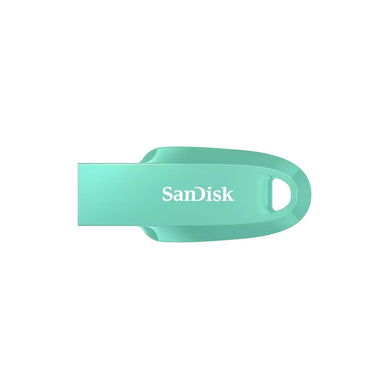 USB памет SanDisk Ultra Curve 3.2, 128GB, USB 3.1 Gen 1, Зелен 1