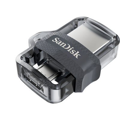 USB памет SanDisk Ultra Dual Drive m3.0, 128GB, OTG, Черен 1