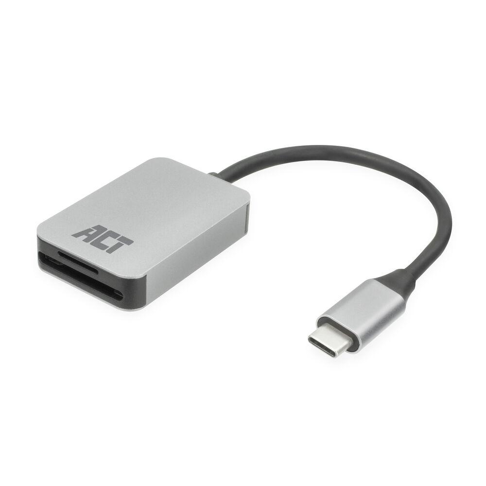 Четец за SD / micro SD карти ACT AC7056, SDXC, USB-C 1