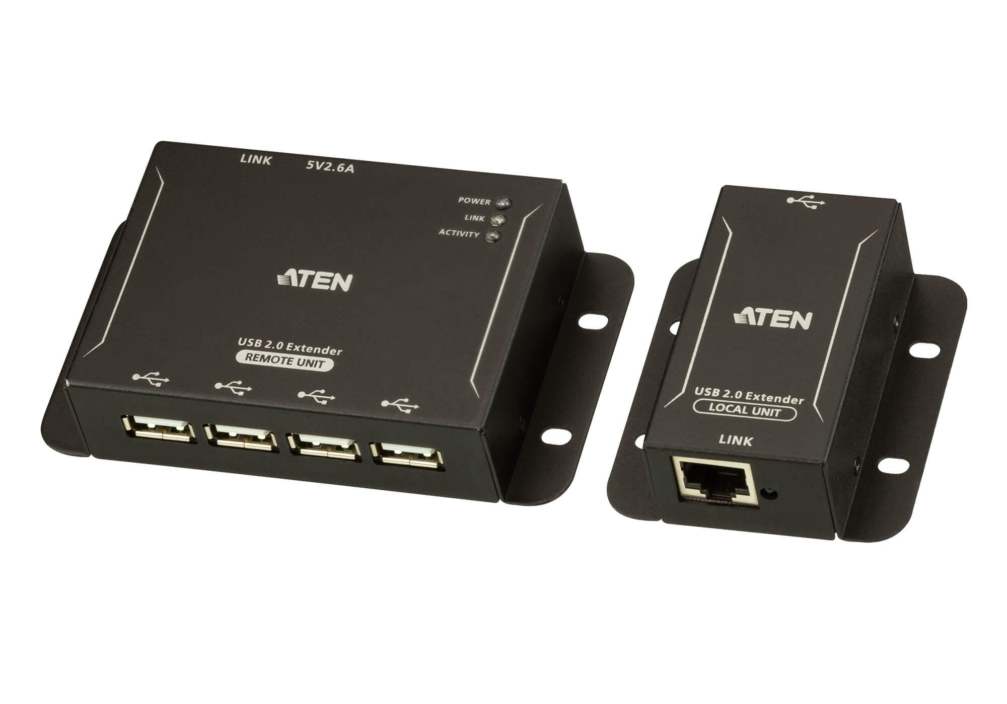 USB Extender ATEN UCE3250, 4 порта, USB 2.0, CAT 5, до 50m 1