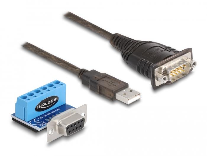 Адаптер Delock USB 2.0 към Serial RS-422/485 1