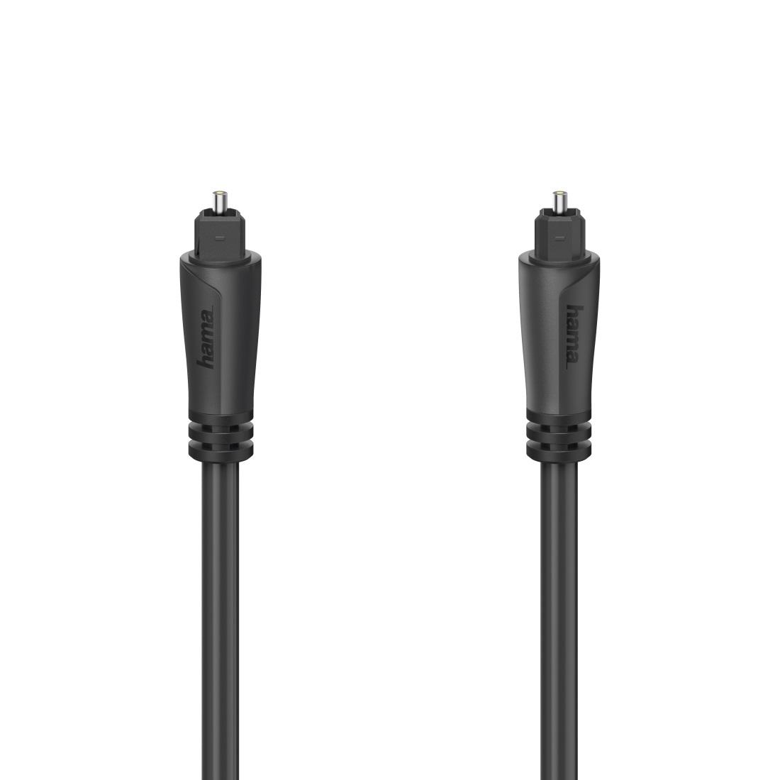 Аудио оптичен кабел Hama ODT plug (Toslink), 3.0 m, Черен 1