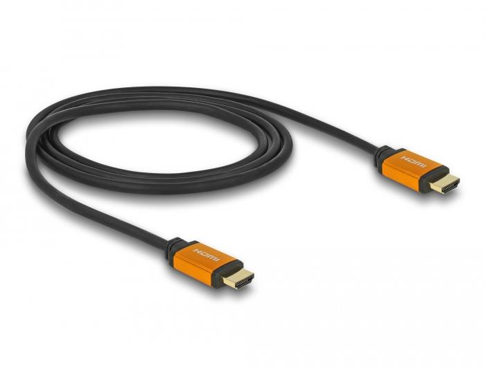 Кабел Delock High Speed, HDMI мъжко - HDMI мъжко, 48 Gbit/s, 8K 60 Hz, 1 м 1