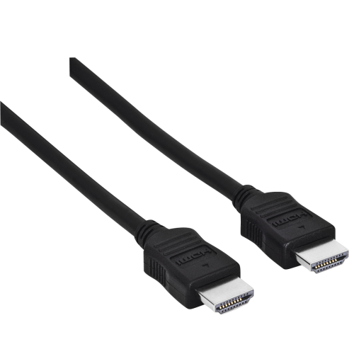 Кабел HAMA 205000, HDMI мъжко - HDMI мъжко, 10Gbit/s, 1080p, 1.5 м, Екраниран, Черен 1