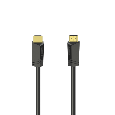 Кабел HAMA High-Speed, HDMI мъжко - HDMI мъжко, 4K, 18GB/s, Ethernet, 7.5 м, Позл. конектори, Черен 1