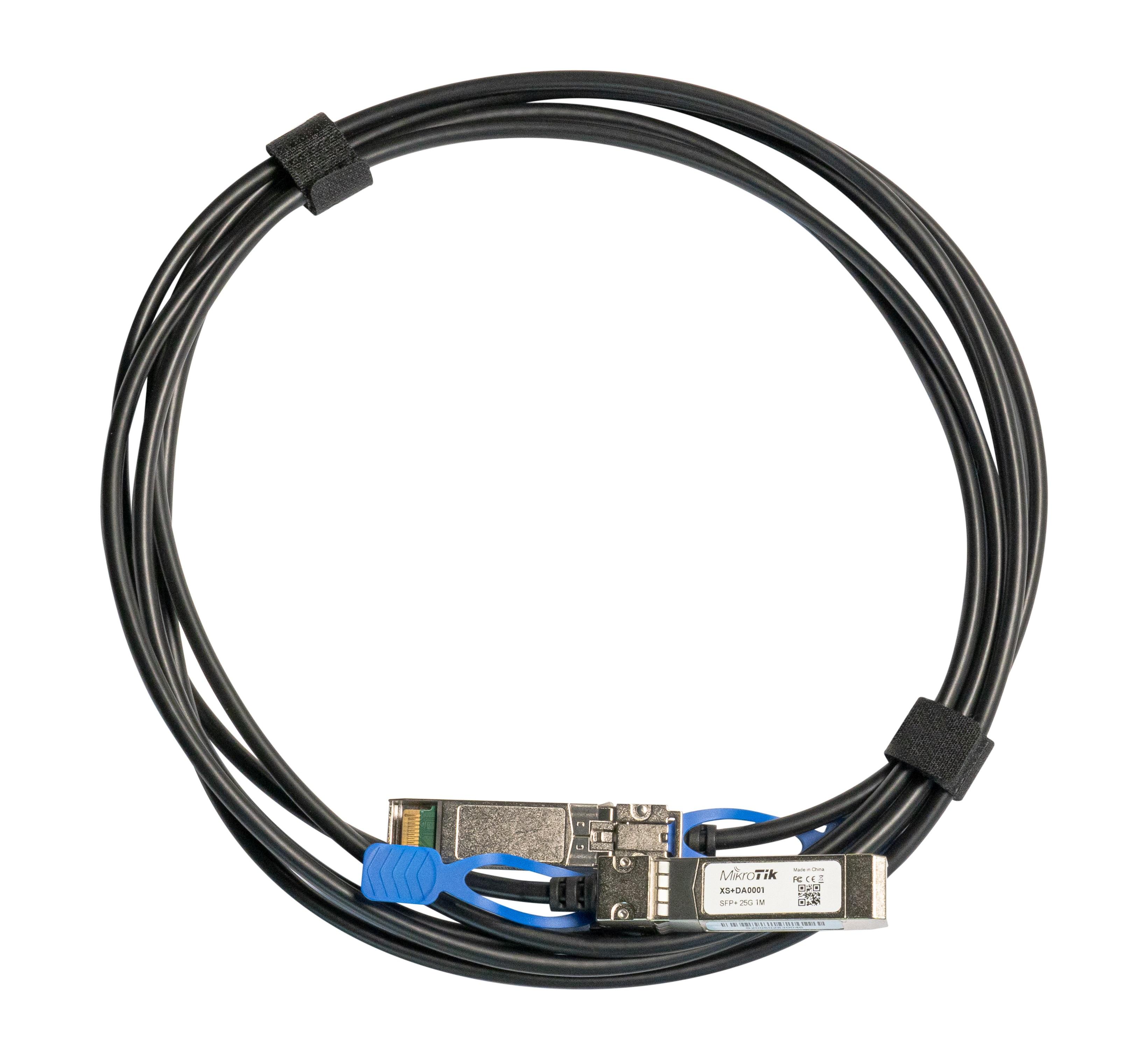 Кабел MikroTik XS+DA0001, SFP 1G - SFP+ 10G, 1m 1