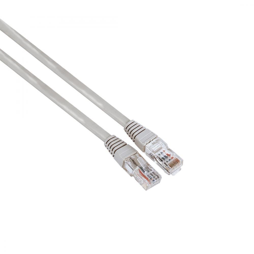 Мрежов кабел HAMA, CAT 5e, FTP/UTP, RJ-45 - RJ-45, 1.5 м, екраниран, сив, булк опаковка 1