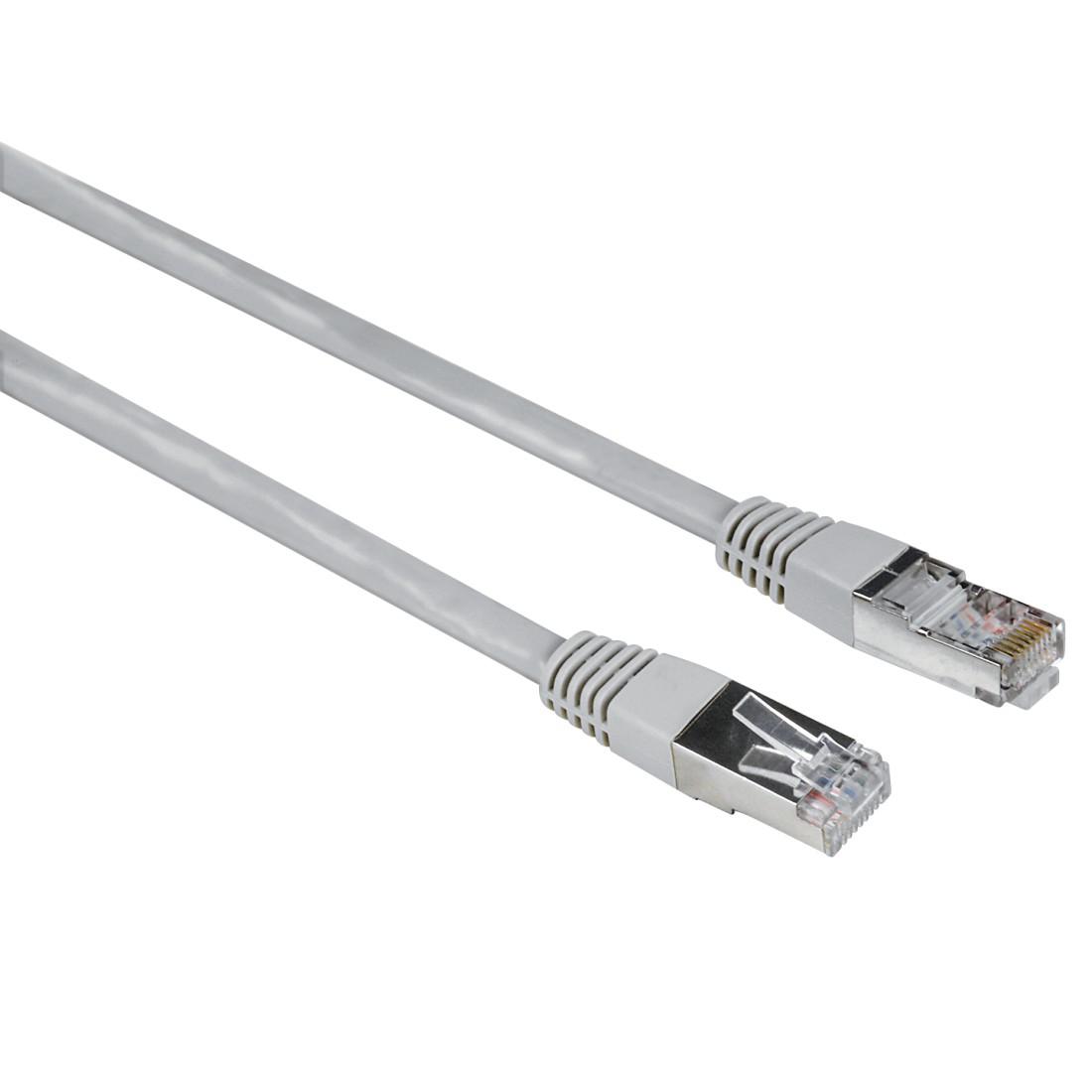 Мрежов кабел HAMA,CAT 5e, FTP/UTP, RJ-45 - RJ-45, 20 м, екраниран, Сив, булк опаковка 1