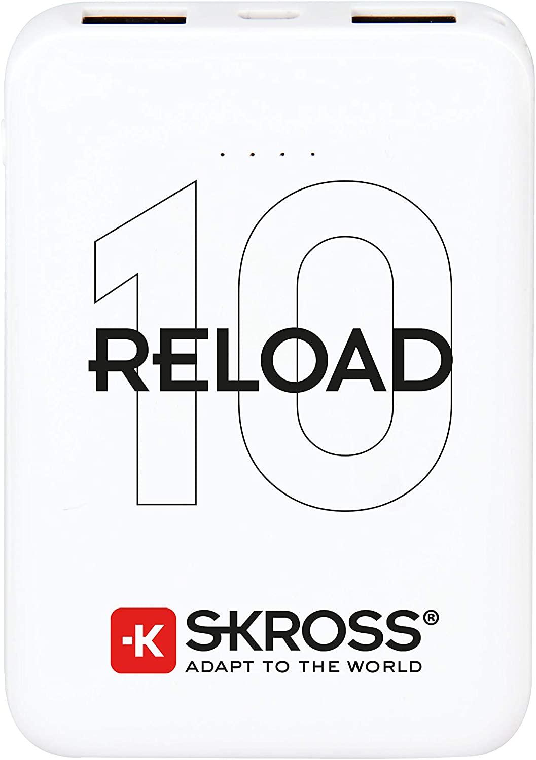 Външна батерия SKROSS RELOAD 10, 10000 mAh, Бял 1