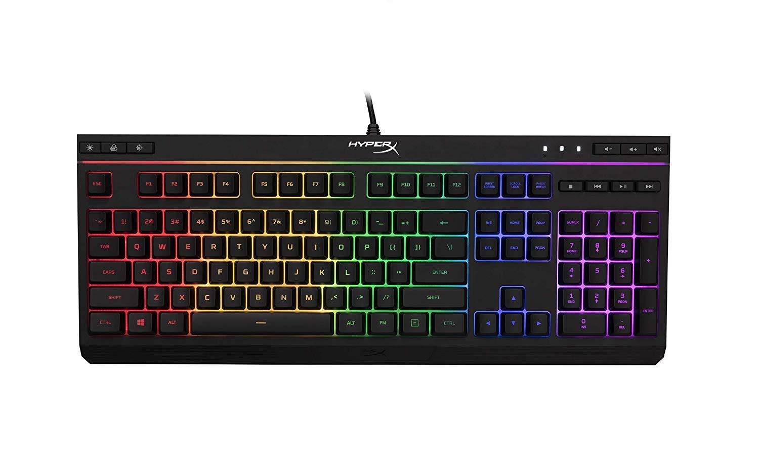 Геймърскa клавиатура HyperX Alloy Core, RGB подсветка, Черен 1