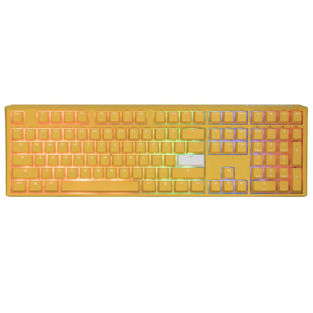 Геймърскa механична клавиатура Ducky One 3 Yellow Full-Size, Cherry MX Blue 1