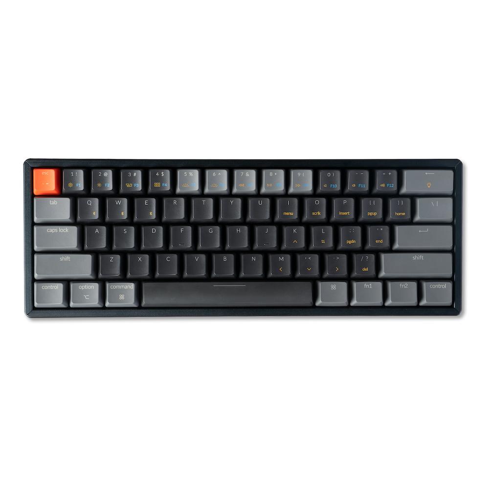 Геймърска Механична клавиатура Keychron K12 Hot-Swappable 60% Gateron Blue Switch RGB LED ABS 1