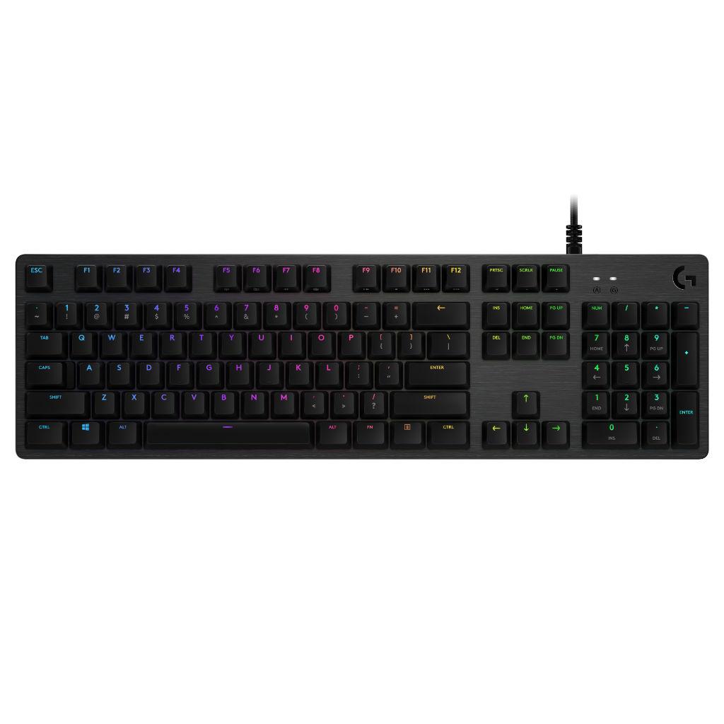 Геймърска механична клавиатура Logitech G512 Carbon GX Red Linear 1