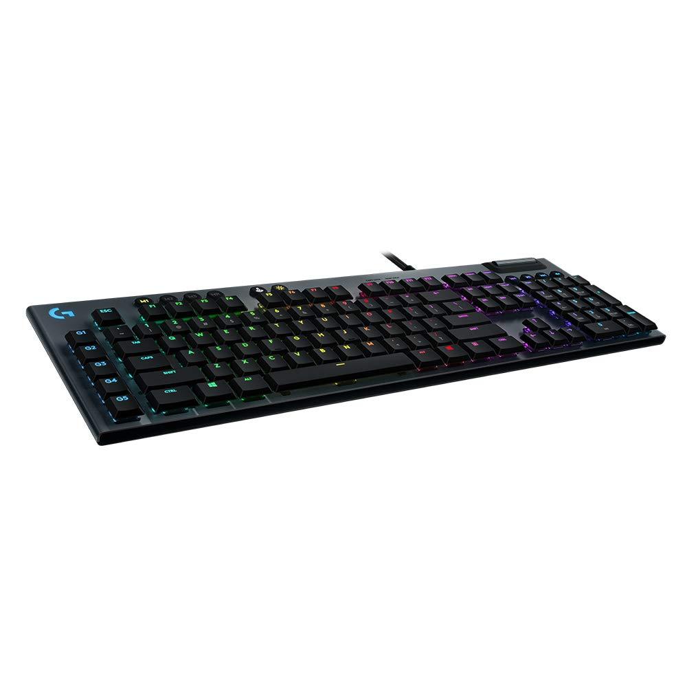 Геймърска механична клавиатура Logitech, G815 Lightsync RGB, Clicky суичове 1