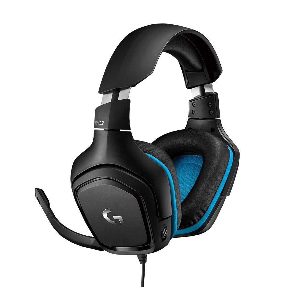 Геймърски слушалки Logitech G432, Микрофон, Черни 1