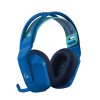 Геймърски слушалки Logitech G733 Blue Lightspeed Wireless RGB, Микрофон, Сини 3