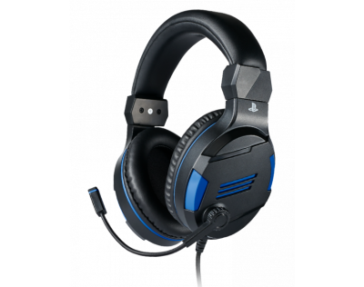 Геймърски слушалки Nacon Bigben PS4 Official Headset V3, Микрофон, Черен/Син 1