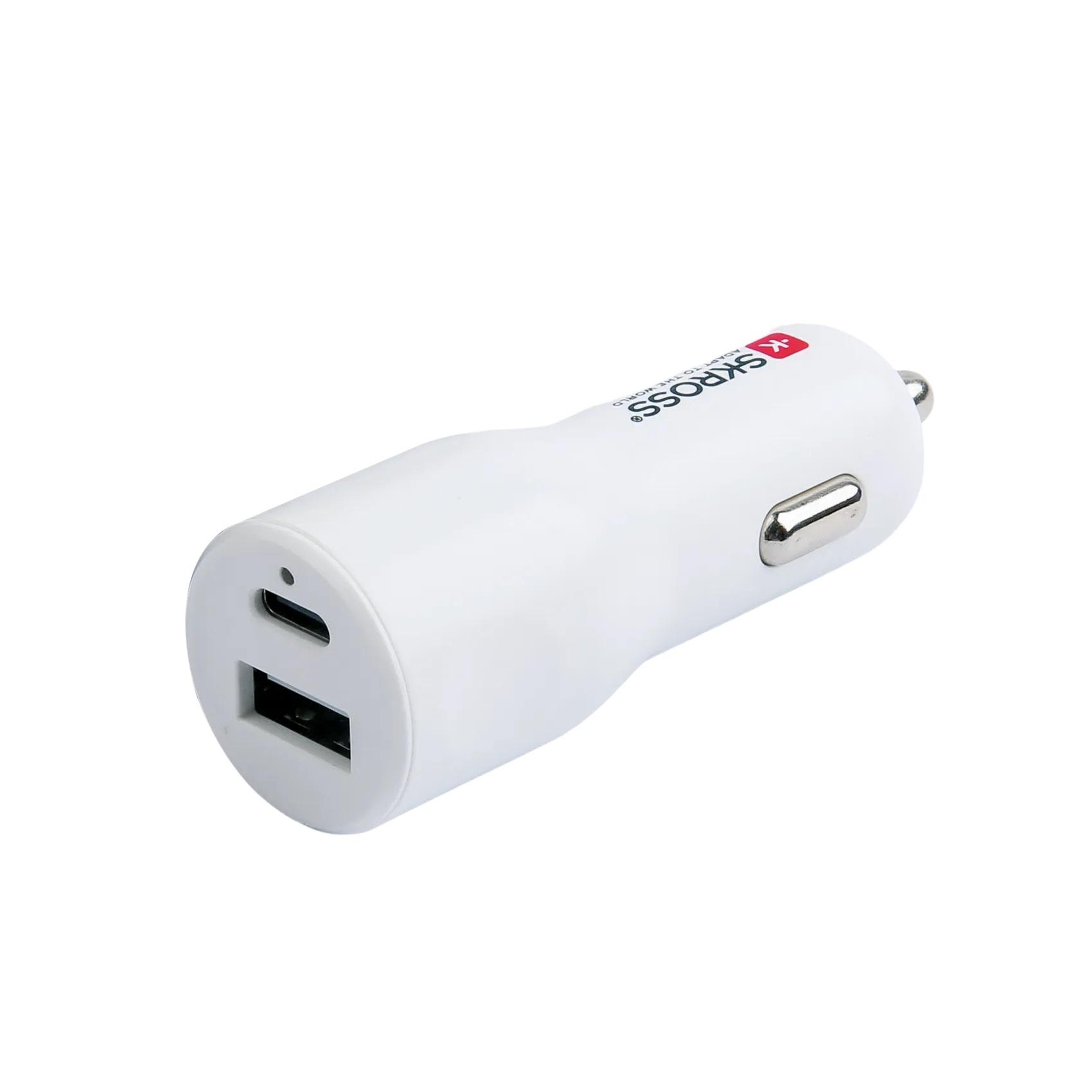 Зарядно за кола SKROSS, USB-A, USB-C, PD, 20W 1