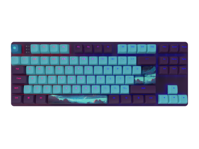 Геймърскa механична клавиатура Dark Project 87 Night Sky RGB TKL - G3MS Sapphire Switches, ABS 1