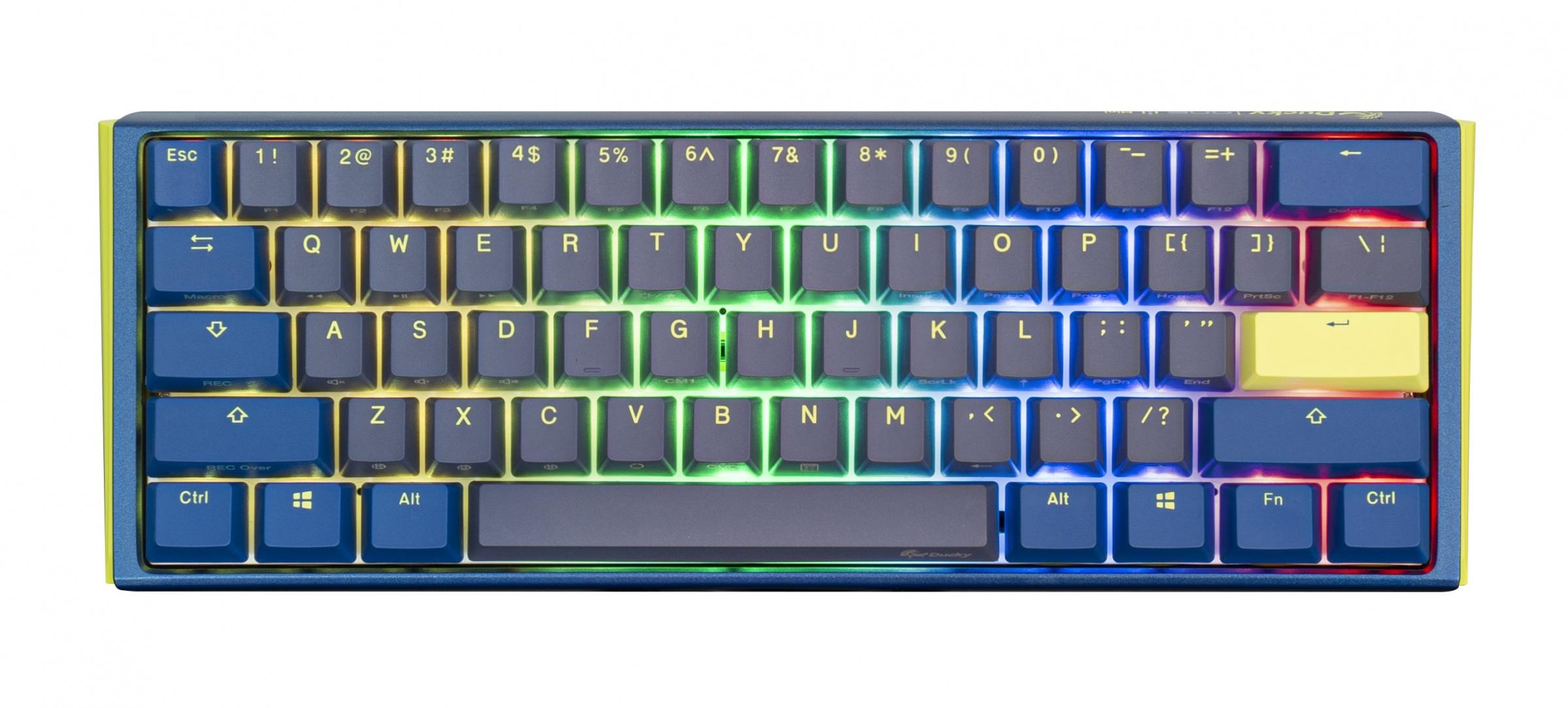 Геймърска механична клавиатура Ducky One 3 DayBreak 60% Hotswap Cherry MX Silver RGB, PBT Keycaps 1