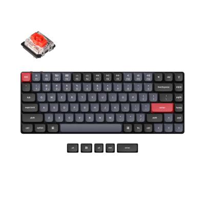 Геймърска механична клавиатура Keychron K3 Pro QMK/VIA - HS, Low Red Switch 1