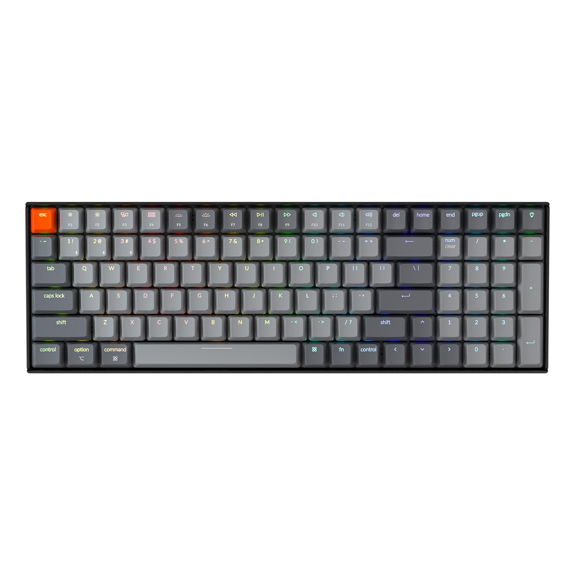 Геймърска Механична клавиатура Keychron K4 Full-Size Gateron Blue Switch RGB 1