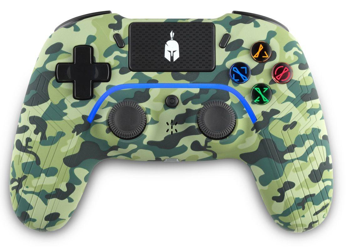 Безжичен геймпад Spartan Gear Aspis 4, за PC и PS4, Green Camo 1