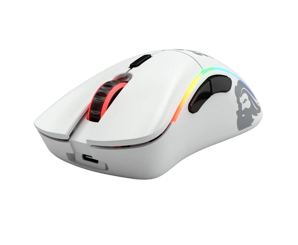 Геймърска мишка Glorious Model D- Wireless (Matte White) 1