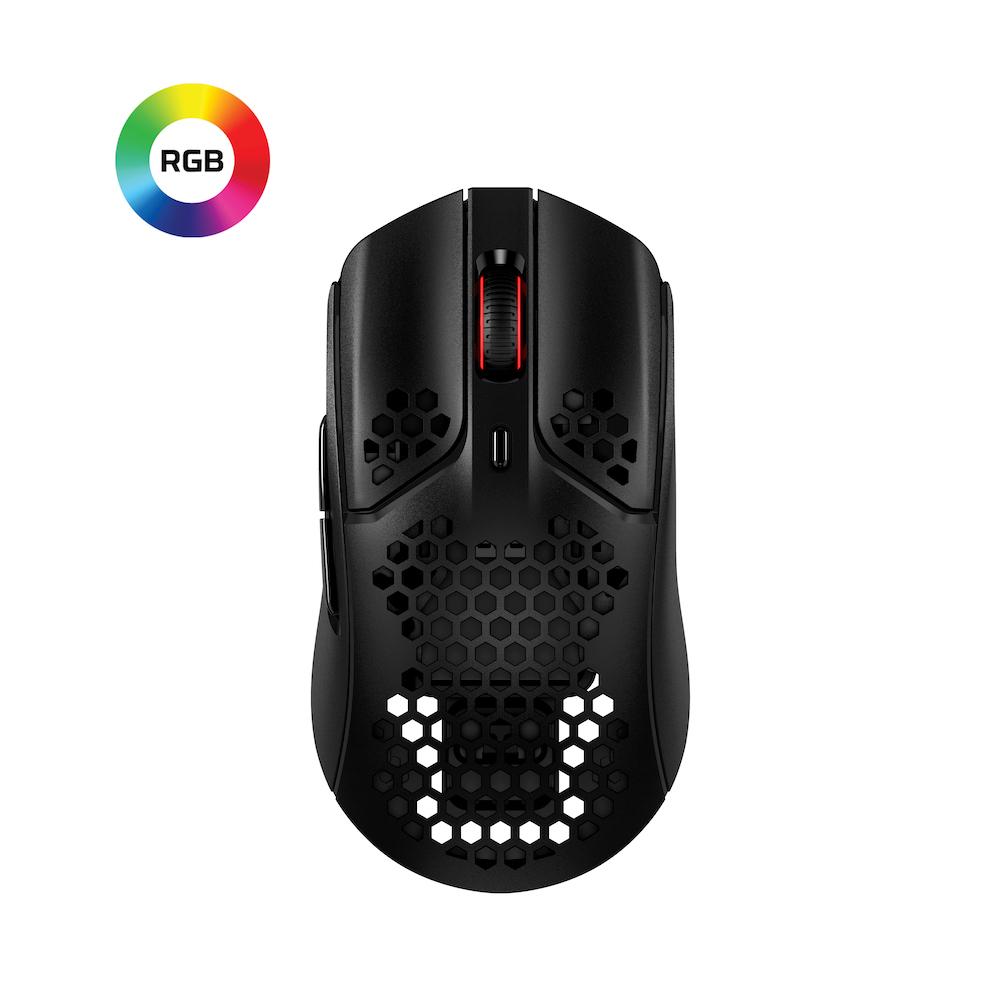 Геймърска мишка HyperX Pulsefire Haste, Wireless, RGB, USB, Черен Червен 1