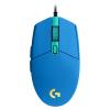 Геймърска мишка Logitech G102 LightSync, RGB, Оптична, Жична, USB, Син 1