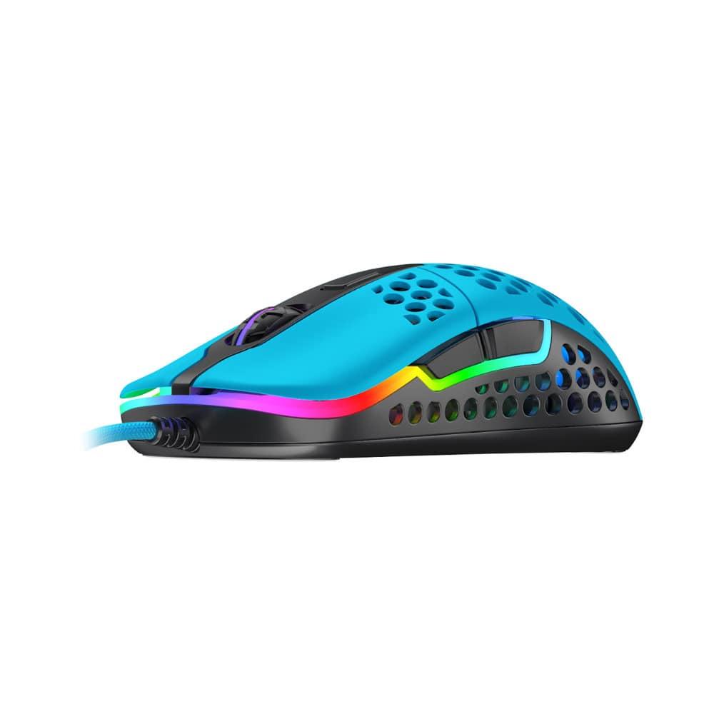 Геймърска мишка Xtrfy M42 Miami Blue, RGB, Син 1