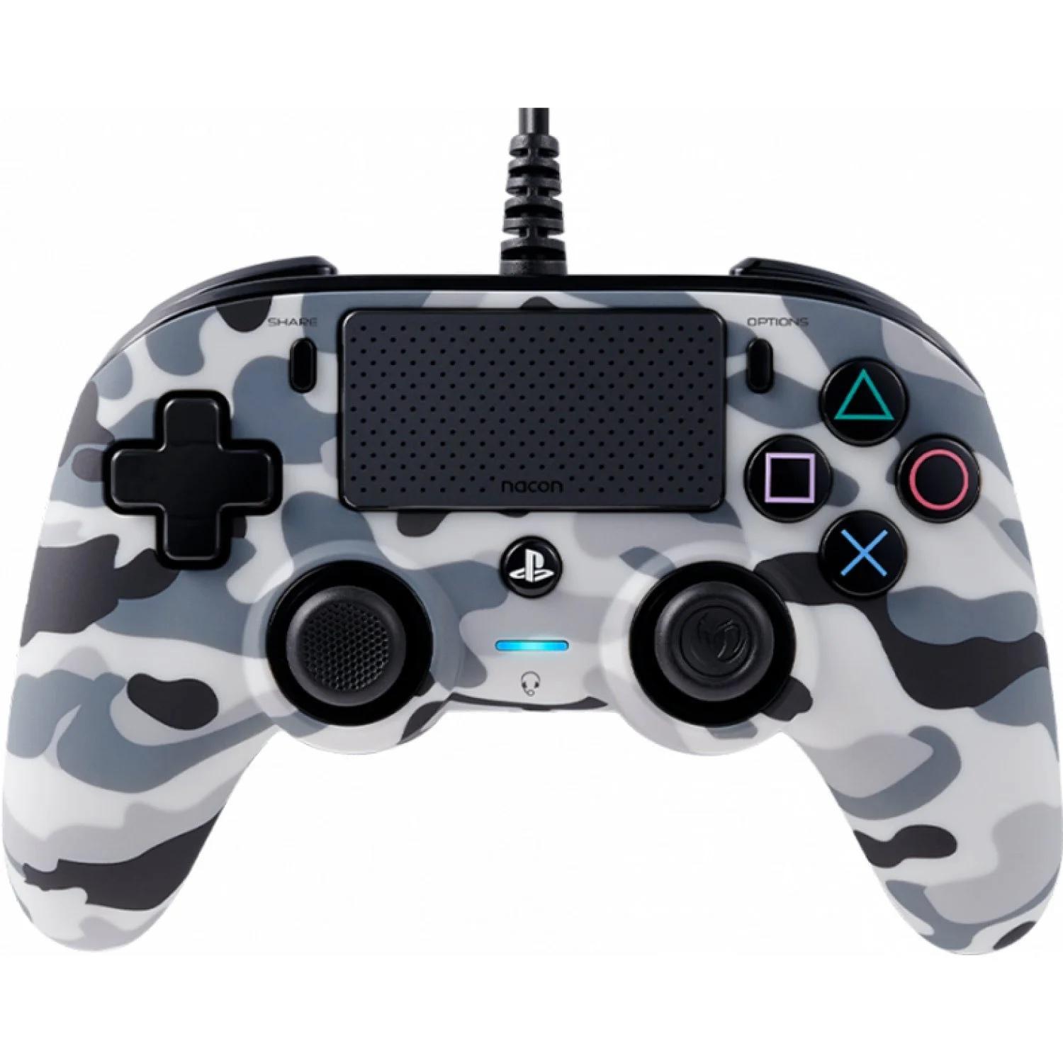 Жичен геймпад Nacon Wired Compact Controller Camo Grey, Сив 1