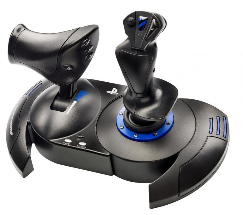 Жичен джойстик,  авиосимулатор Thrustmaster T.Flight Hotas 4  за PC / PS4, Черен 1