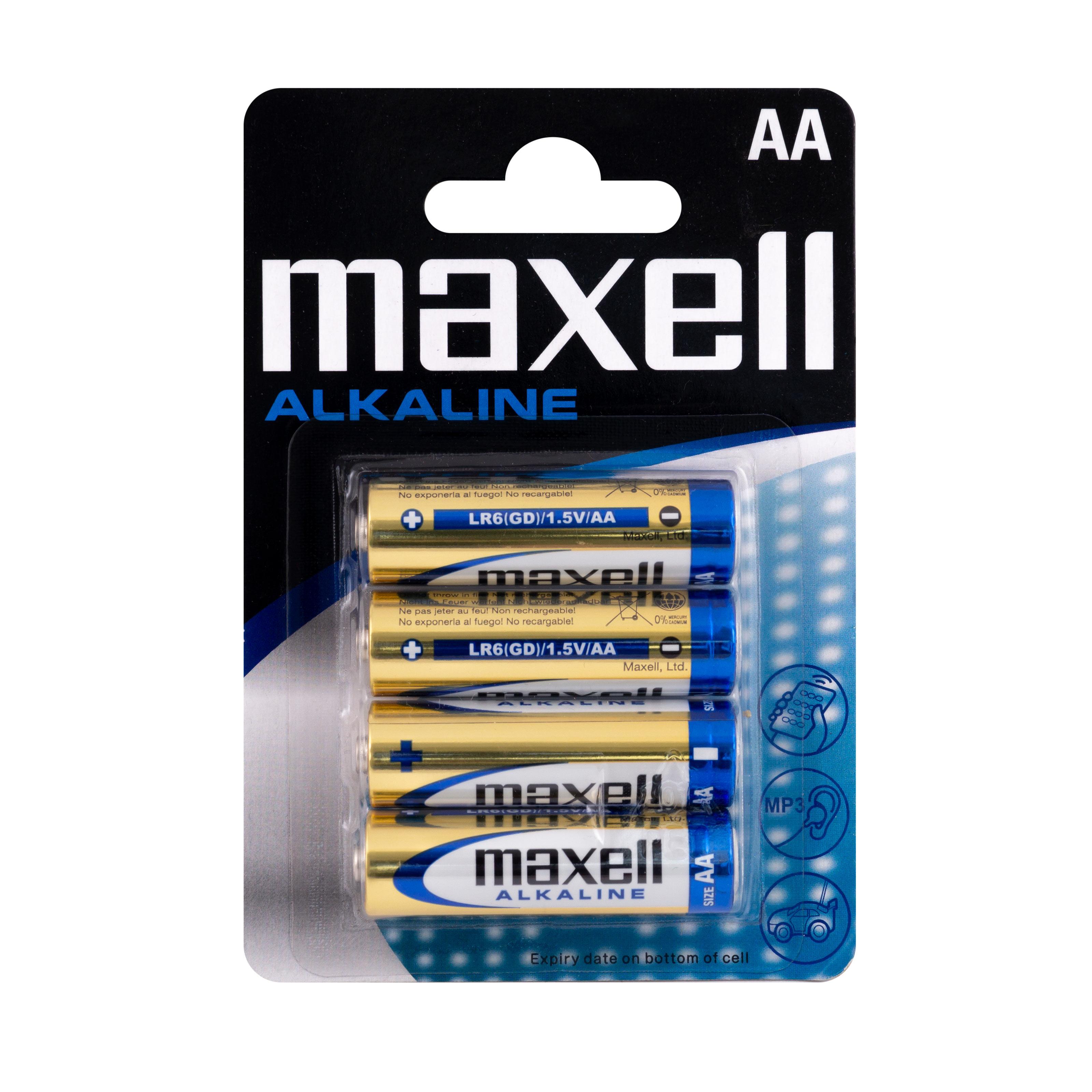 Алкална батерия MAXELL LR-6 /4 бр. в опаковка/  блистер1.5V 1