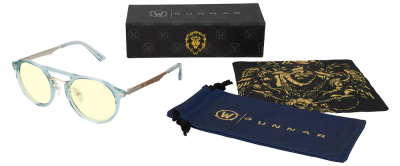 Комплект GUNNAR x World of Warcraft Alliance Edition Blue Crystal - Amber - Очила + калъф 1