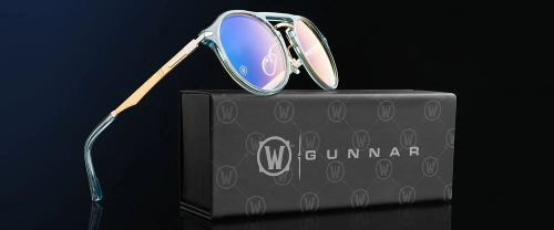 Комплект GUNNAR x World of Warcraft Alliance Edition Blue Crystal - Amber - Очила + калъф 8