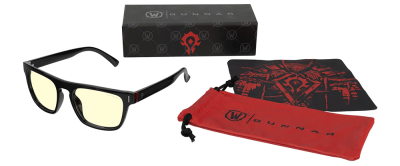 Комплект GUNNAR x World of Warcraft Horde Edition Onyx - Amber - Очила + калъф 1