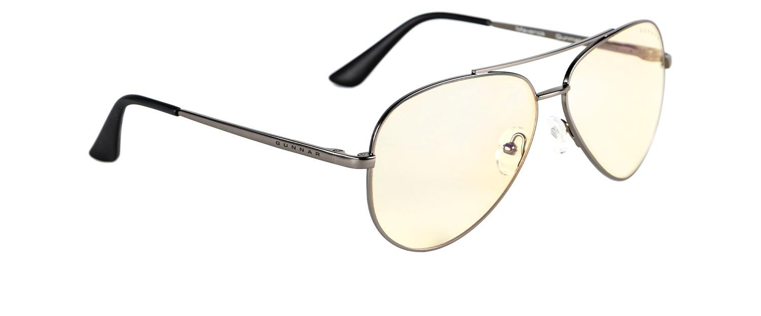 Компютърни очила GUNNAR Maverick Gunmetal Liquet, Сребрист 1