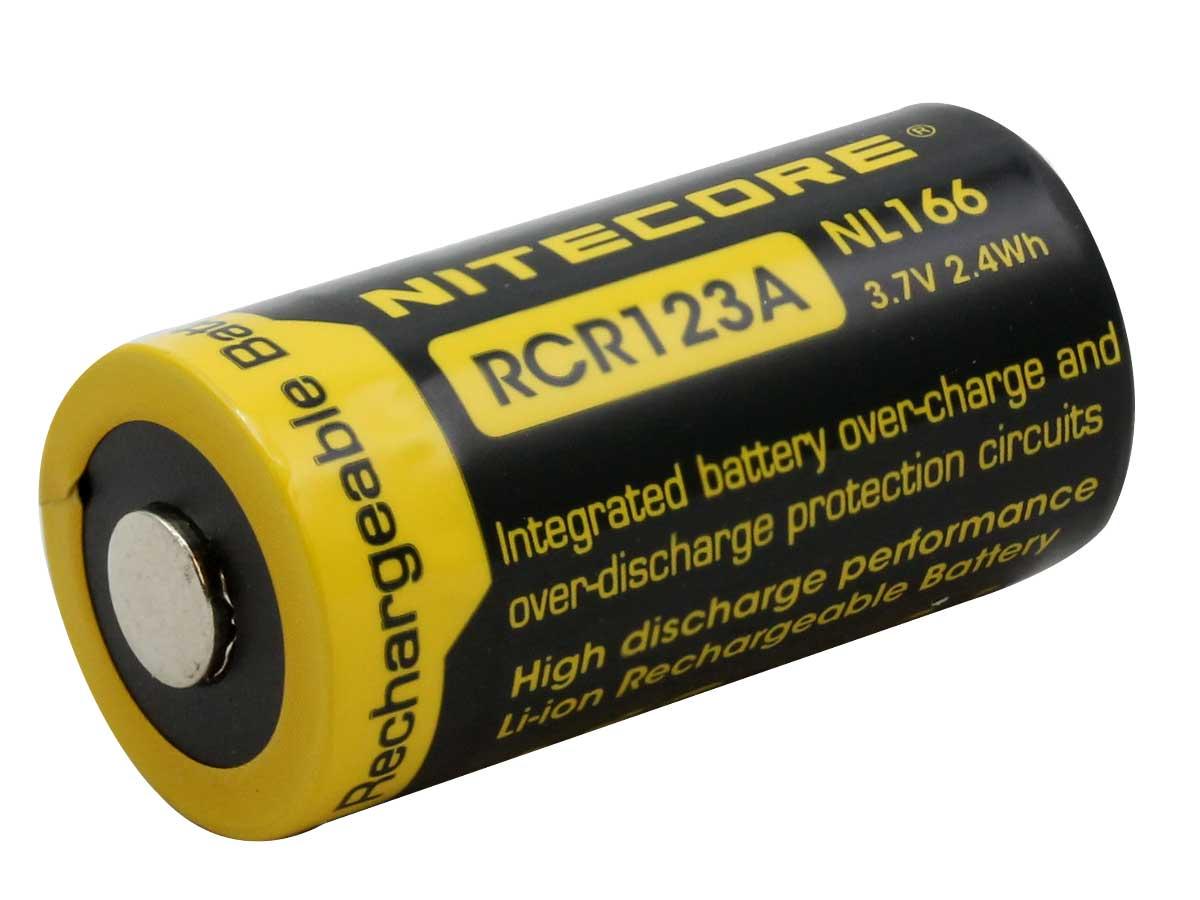 Акумулаторна батерия CR-123 LiIon  3,7V 16340 650mAh NITECORE 1