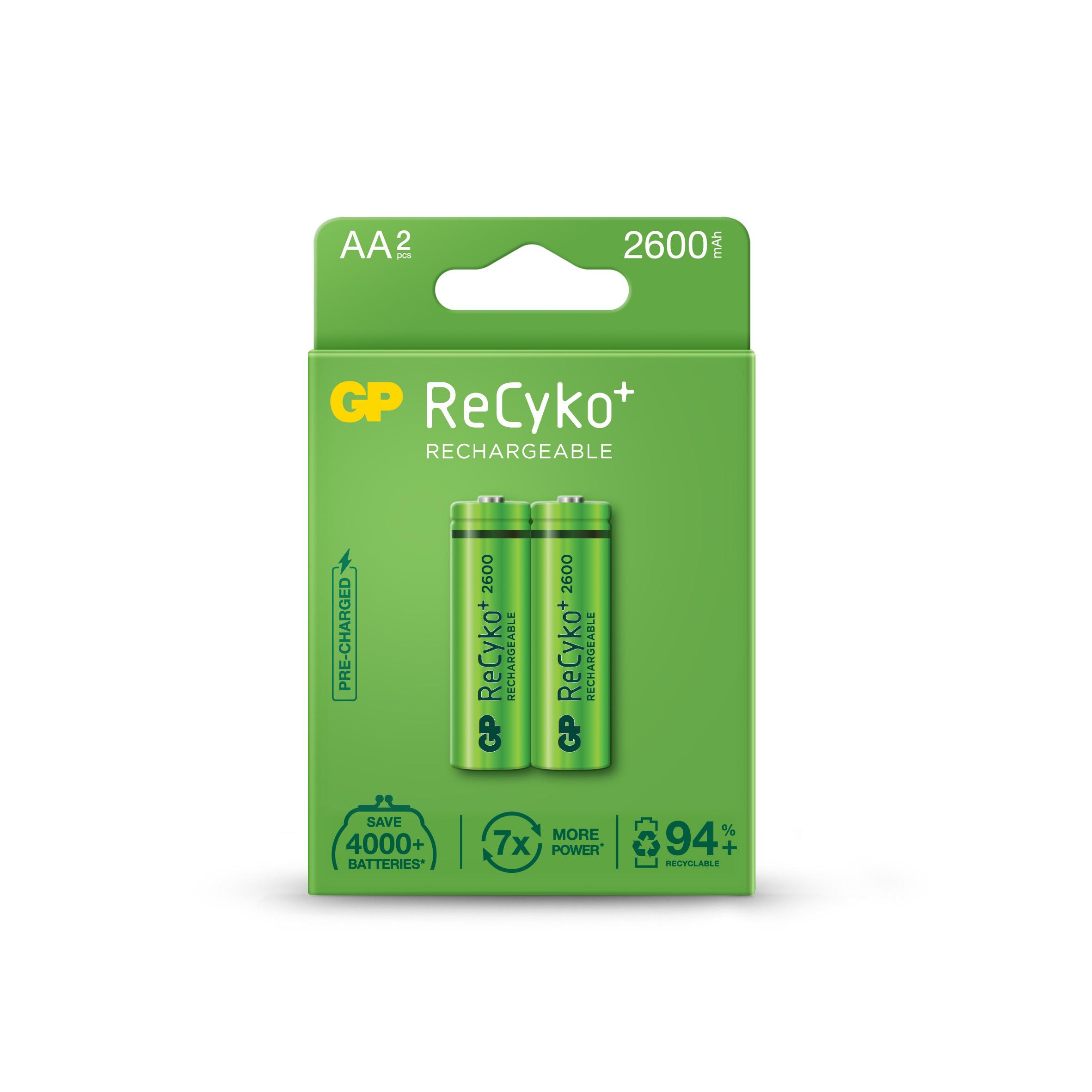 Акумулаторна Батерия GP  R6 AA 2600mAh NiMH 2 бр. 270AAHCE-EB2  GP 1