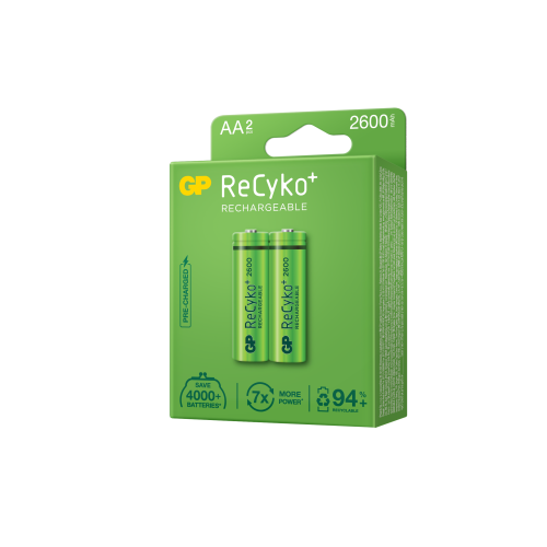 Акумулаторна Батерия GP  R6 AA 2600mAh NiMH 2 бр. 270AAHCE-EB2  GP 2