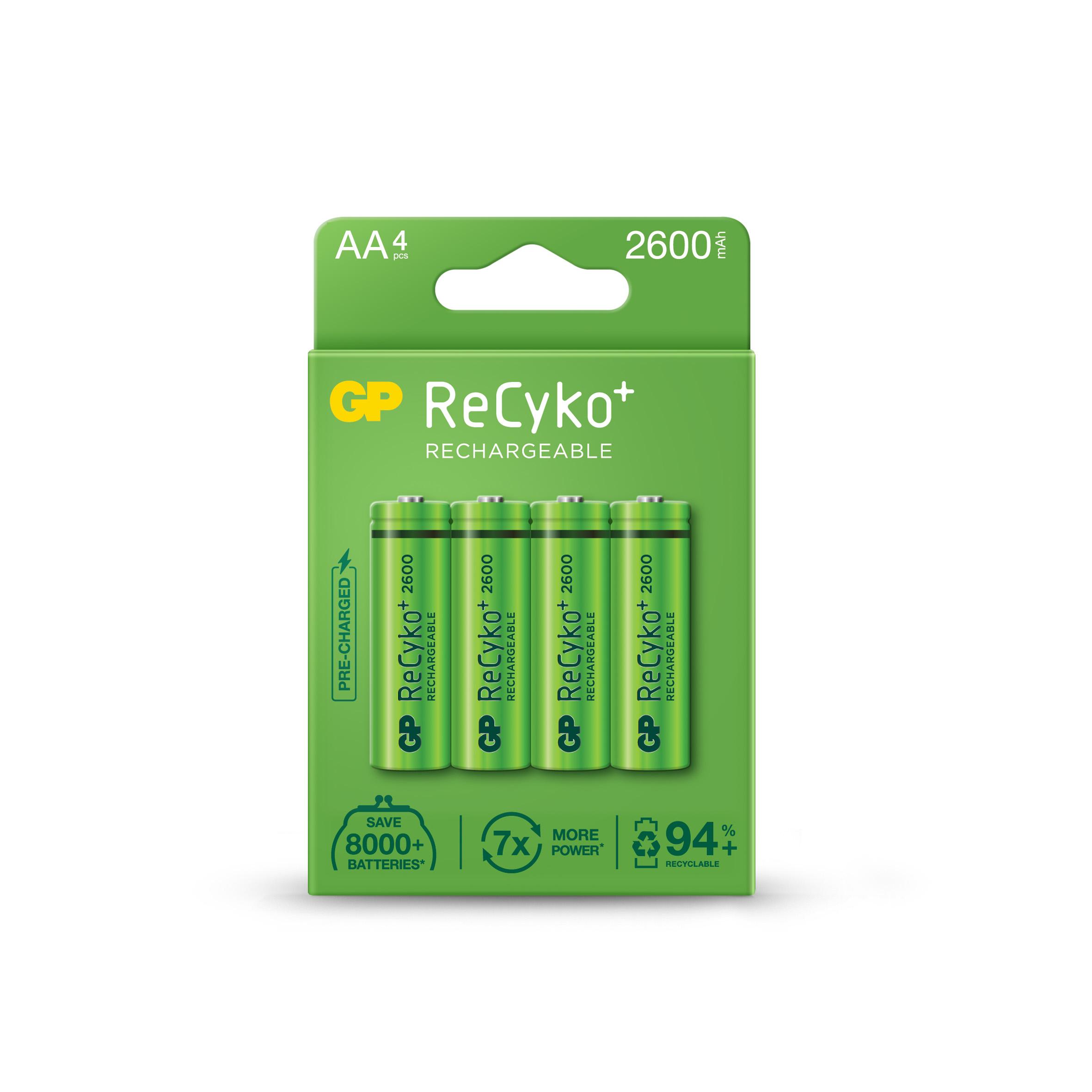 Акумулаторна Батерия GP  R6 AA 2600mAh NiMH 4 бр. 270AAHCE-EB4  GP 1