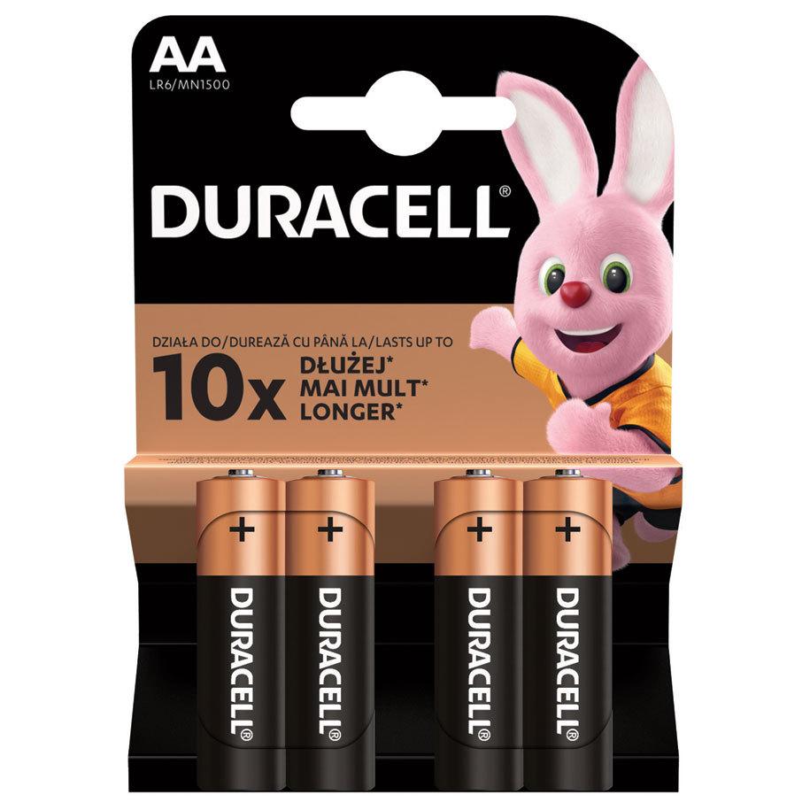 Алкална батерия DURACELL BASIC LR6 /4 бр. в блистер/ 1.5V 1