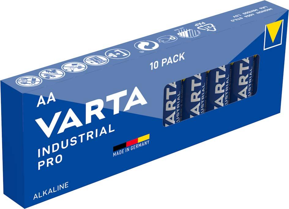 Алкални батерии индустриални LR6 AA 1,5V 10PK INDUSTRIAL PRO4006 VARTA 1