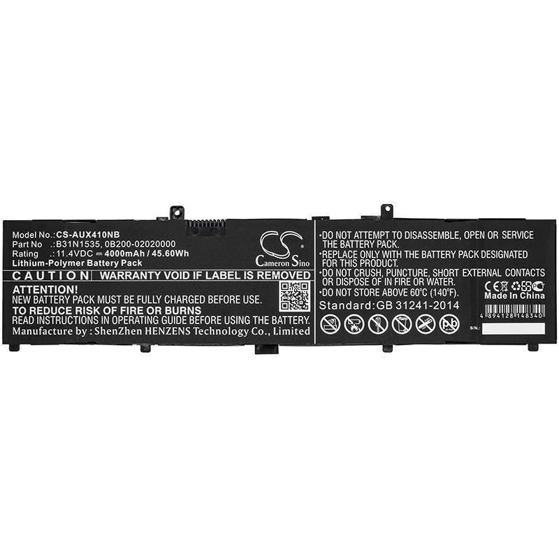 Батерия за лаптоп ASUS UX310 UX410A B31N1535  CS-AUX410NB 11,1V 4400mAh CAMERON SINO 1