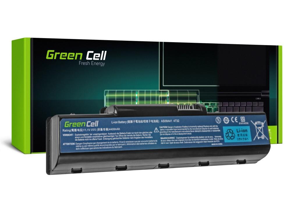 Батерия  за лаптоп GREEN CELL, Acer Aspire 5532 5732Z 5734Z eMachines E525 E625 E725 G430 G525 G625 AS09A31 AS09A41, 11.1V, 4400mAh 1