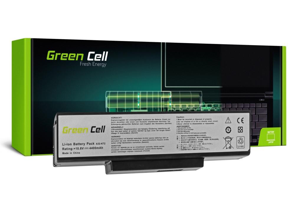 Батерия  за лаптоп GREEN CELL, Asus N71 K72 K72J K72F K73SV N71 N73 N73S N73SV X73S, 10.8V, 4400mAh 1