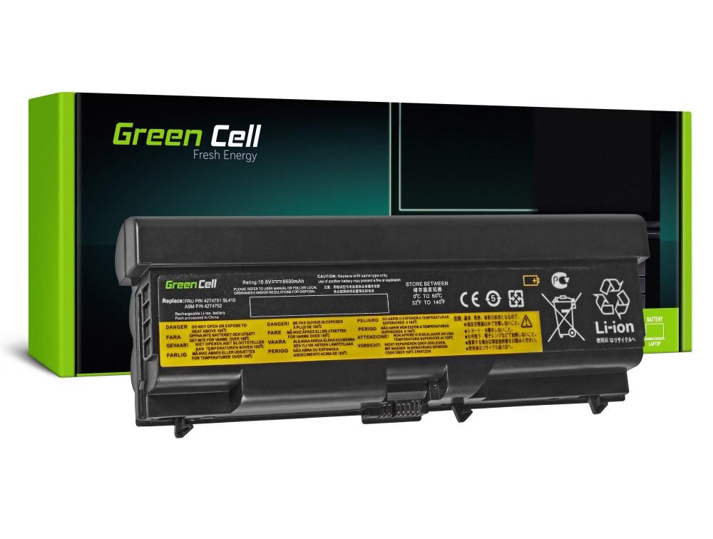 Батерия  за лаптоп GREEN CELL, BM Lenovo ThinkPad T410 T420 T510 T520 W510 Edge 14 15 E525 42T4235, 10.8V, 6600mAh 1